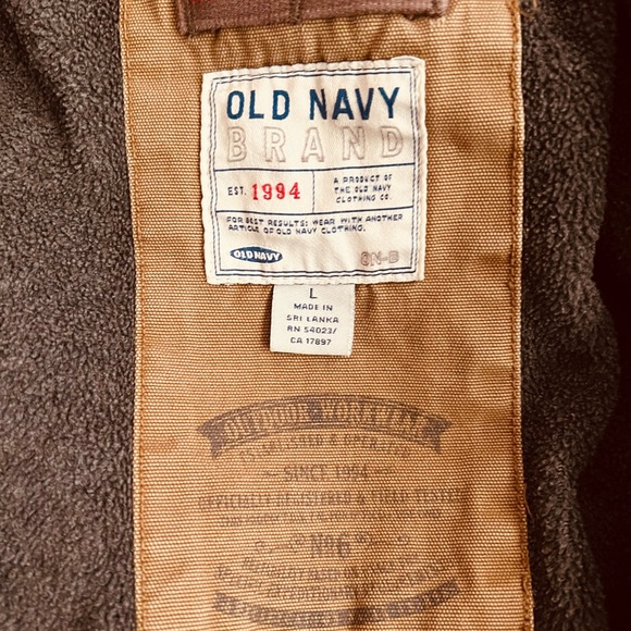 VINTAGE old navy workwear jacket coat - Picture 3 of 3